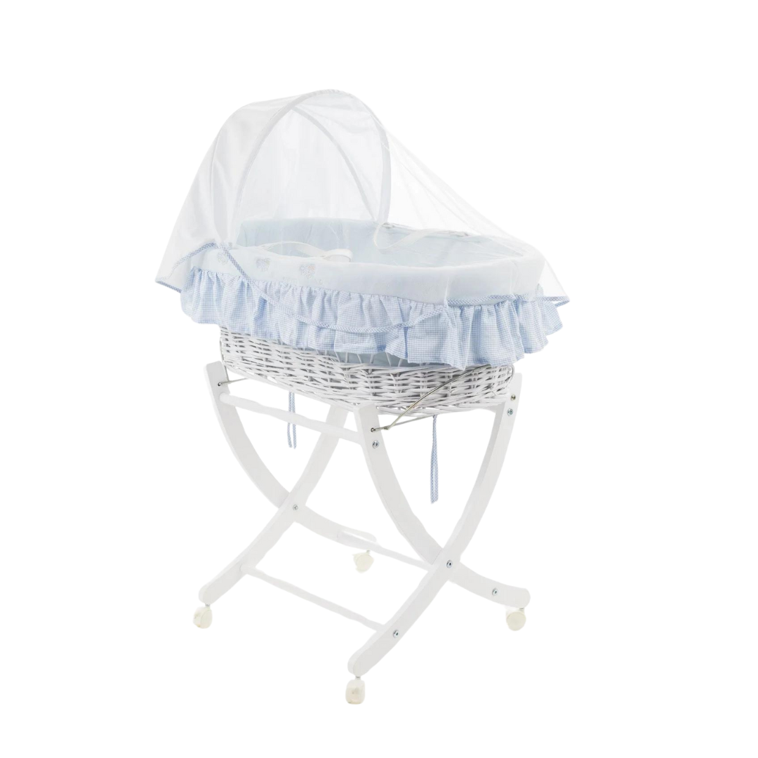 Bedside Bassinet Blue – FLYBYFLY Jordan