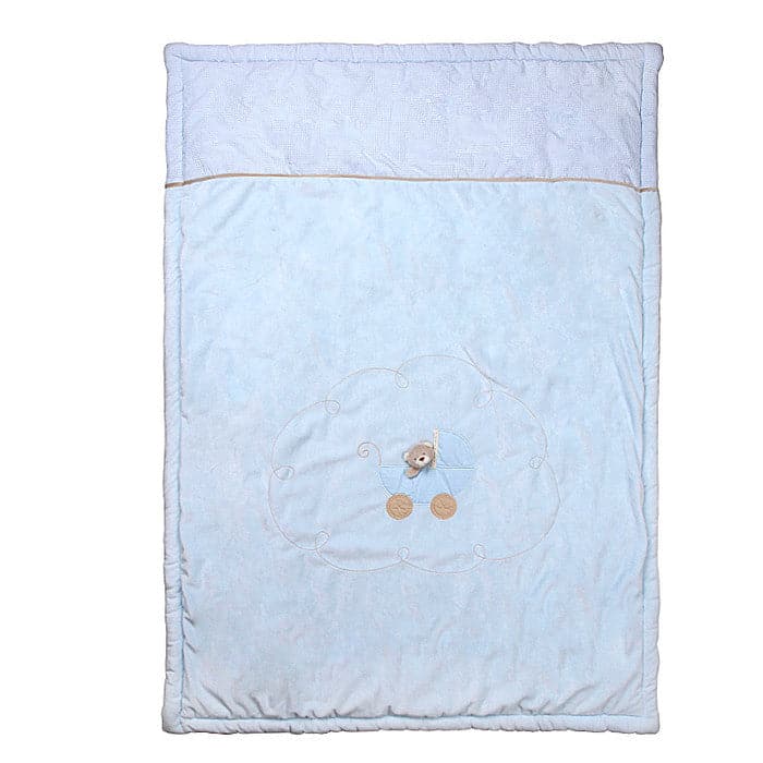 3D Bear Big Blanket 0-6 Years - Blue