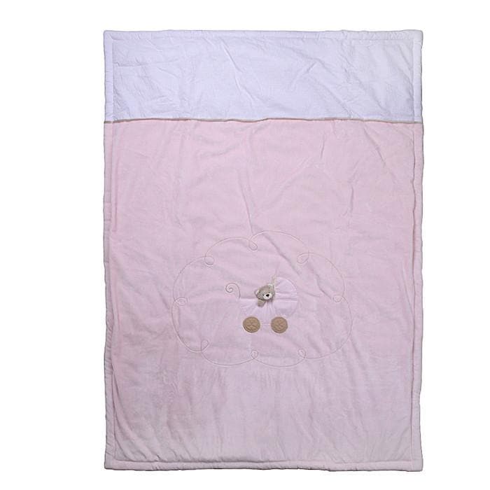 3D Bear Big Blanket 0-6 Years - Pink