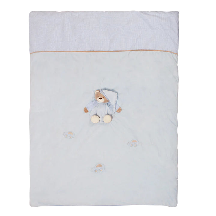 3D Bear Elegant Blanket for All Seasons 0-6 Years - Blue