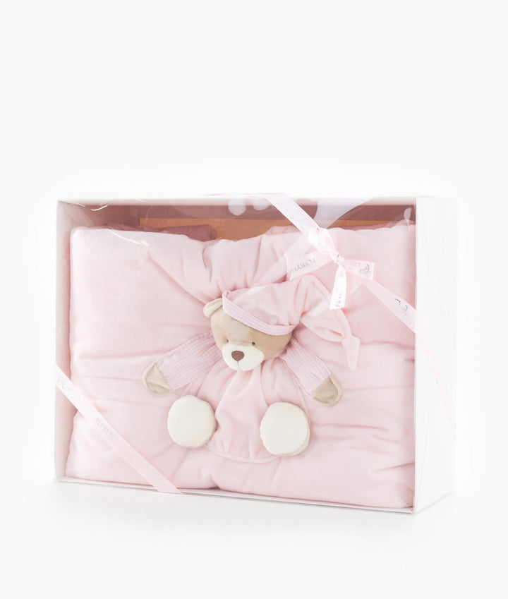 3D Bear Elegant Blanket For All Seasons 0-6 Years - Pink