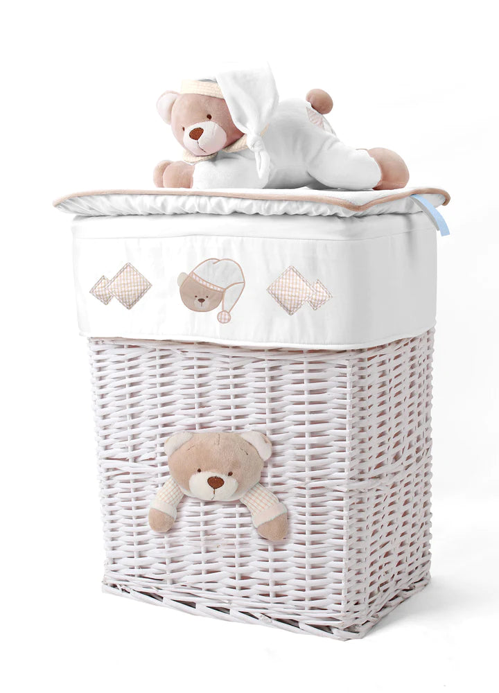 Bear Square Storage Basket - Beige