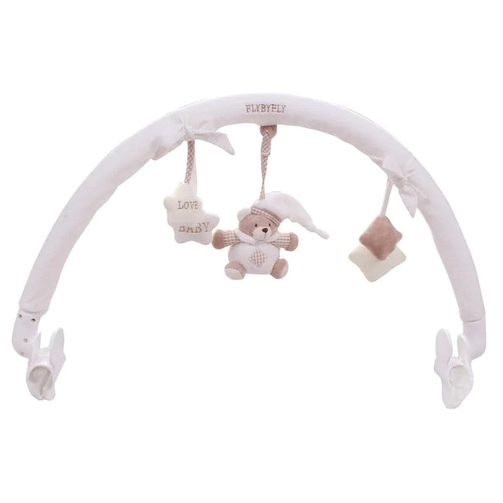 Bear Activity Arch Clip For Stroller & Crib - Beige