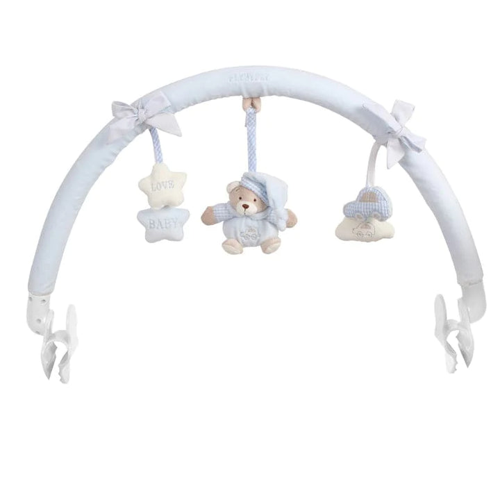 Bear Activity Arch Clip For Stroller & Crib - Blue