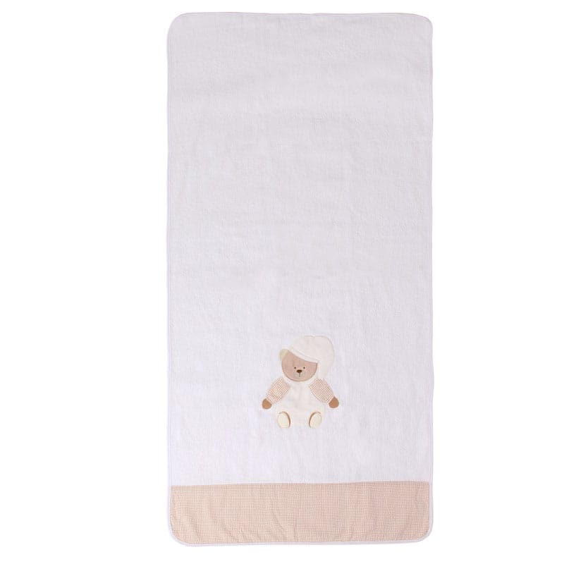 Bear Baby Towel - Beige