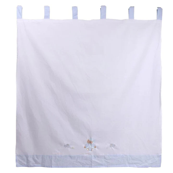 Bear Curtain with 2 Bear Sets - Blue