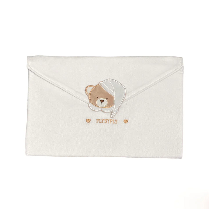 Bear Envelope Bag - Beige