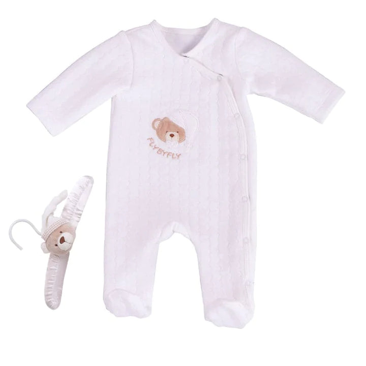 Bear Jumpsuit + 3D Bear Hanger - Beige