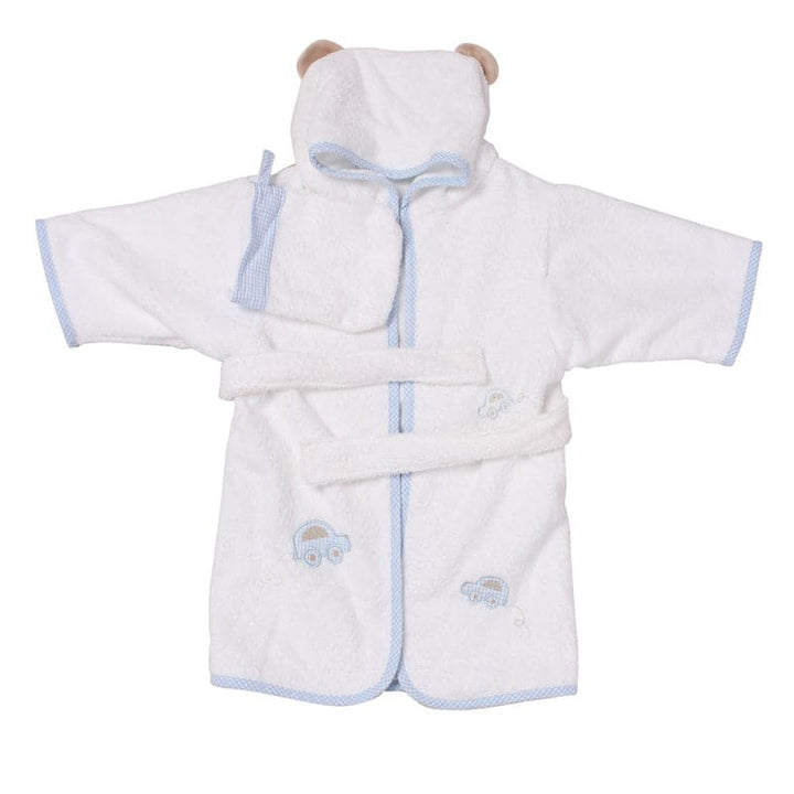 Double Layer Bear Bathrobe Towel - Blue