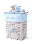 Bear Square Storage Basket - Blue