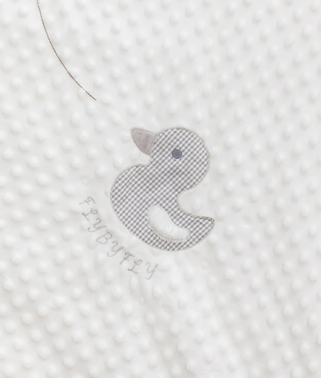 Popo Bear & Duck Elegant Dotted Blanket For All Seasons 0-6 Years - white