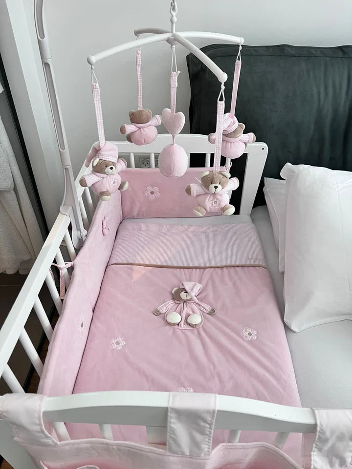 QUILT & BUMPER & BED COVER - Pink