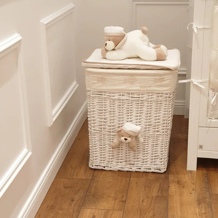 Bear Square Storage Basket - Beige