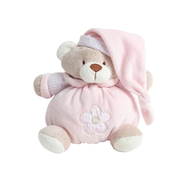 Round Teddy Bear 30cm - Pink