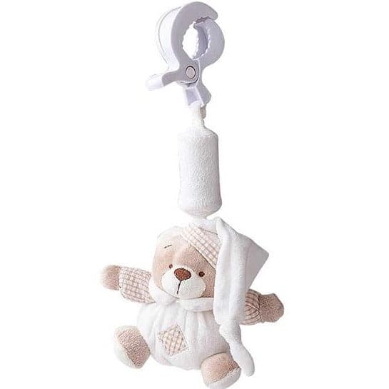 Teddy Bear Clip - Beige