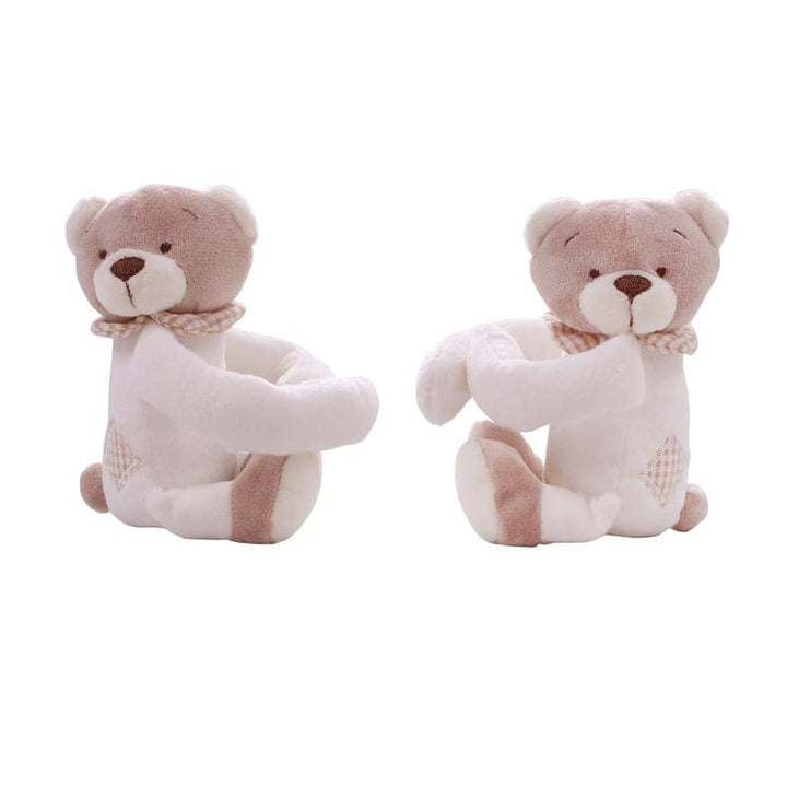 Twins Bear Curtain Holders - Beige