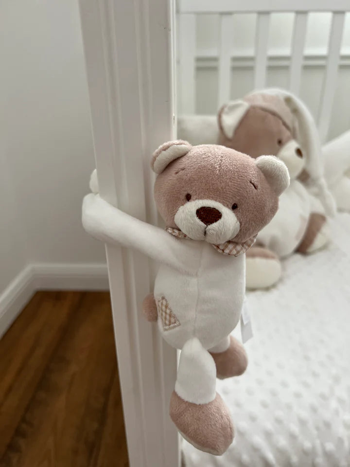 Twins Bear Curtain Holders - Beige