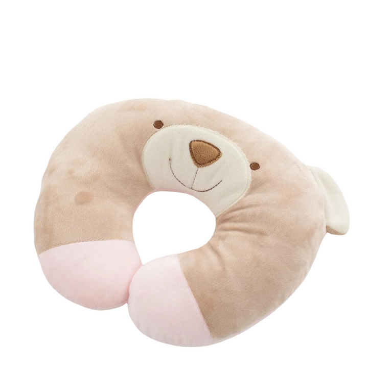 Bear Kids Travel Pillow - Pink