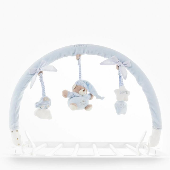 Bear Activity Arch Clip For Stroller & Crib - Blue