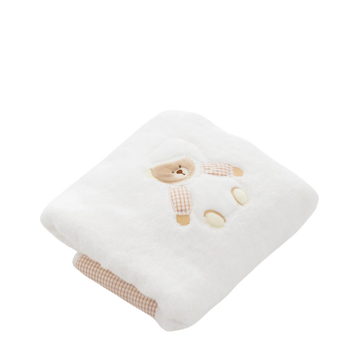 Bear Baby Towel - Beige