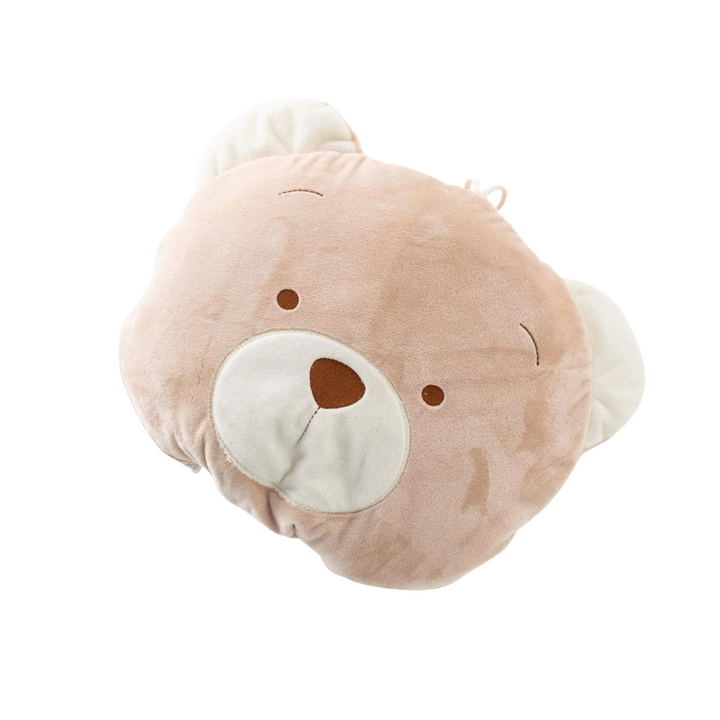 Bear Pillow With Blanket - Blue