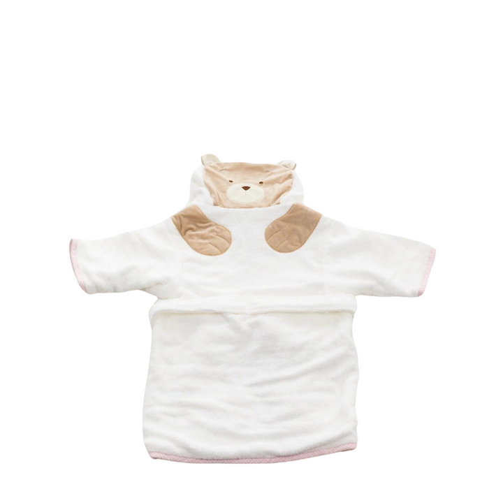 Double Layer Bear Bathrobe Towel - Pink