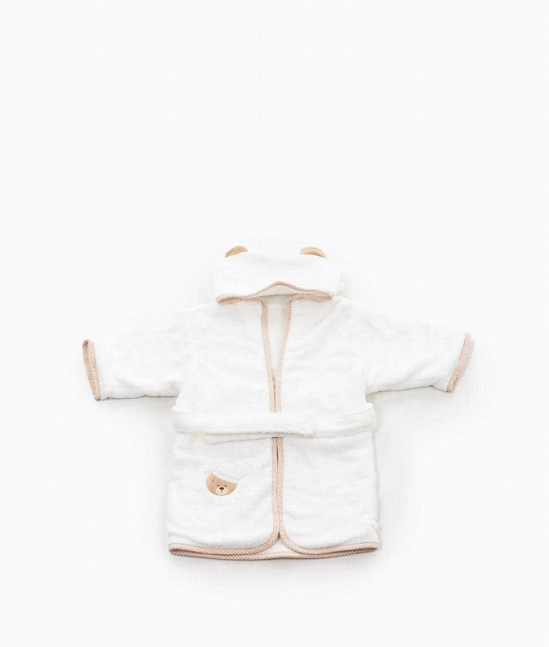 Double Layer Bear Bathrobe Towel - Beige