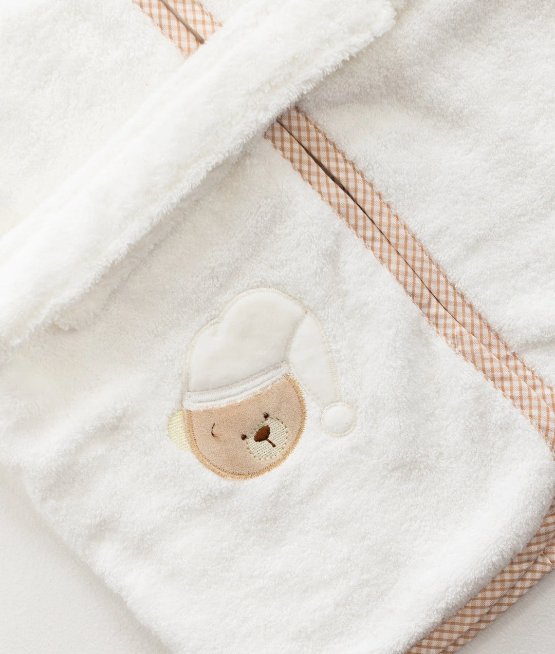 Double Layer Bear Bathrobe Towel - Beige