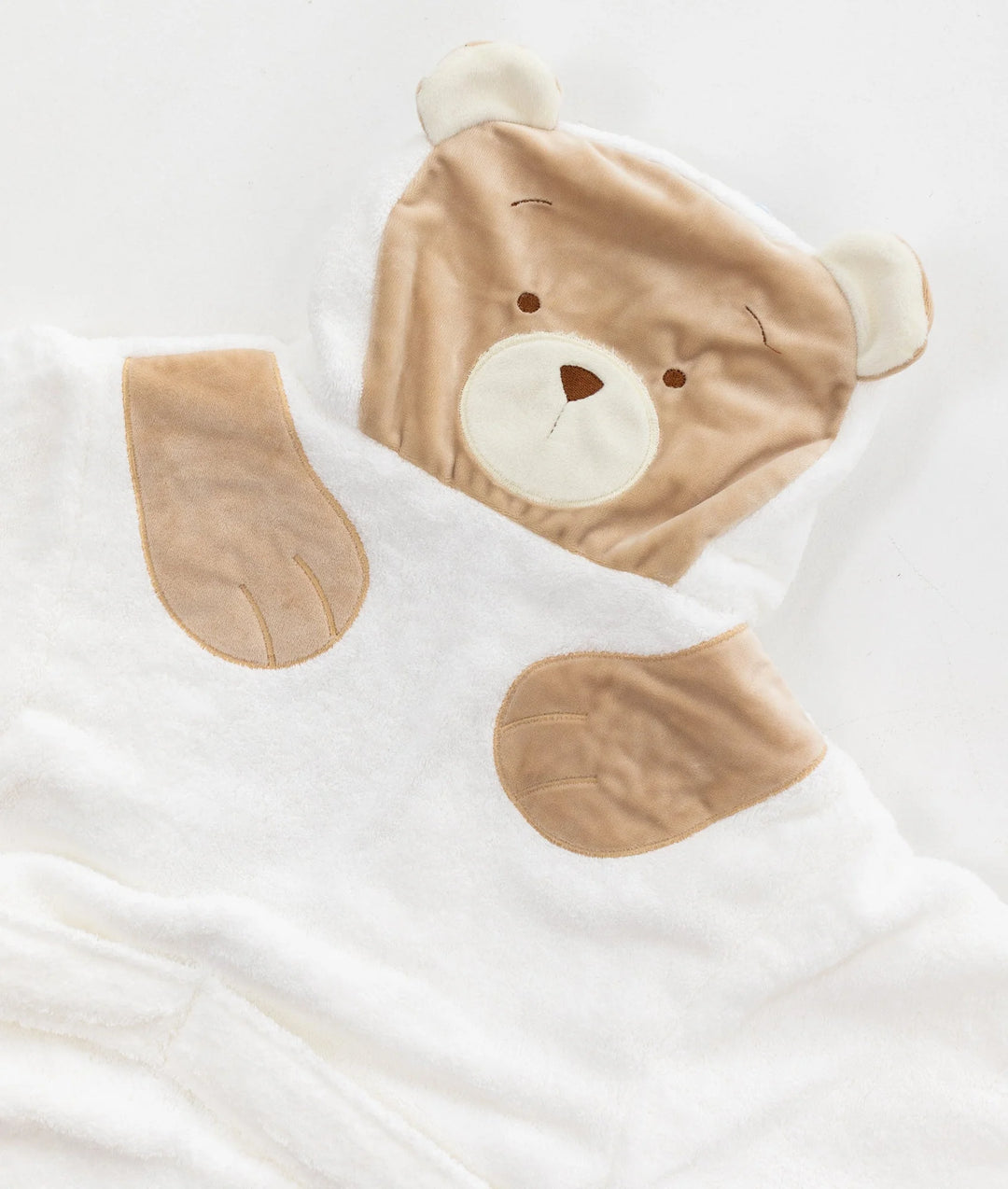 Double Layer Bear Bathrobe Towel - Blue