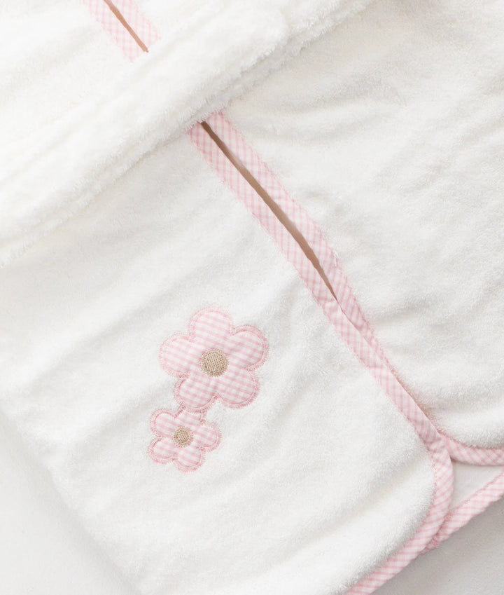 Double Layer Bear Bathrobe Towel - Pink