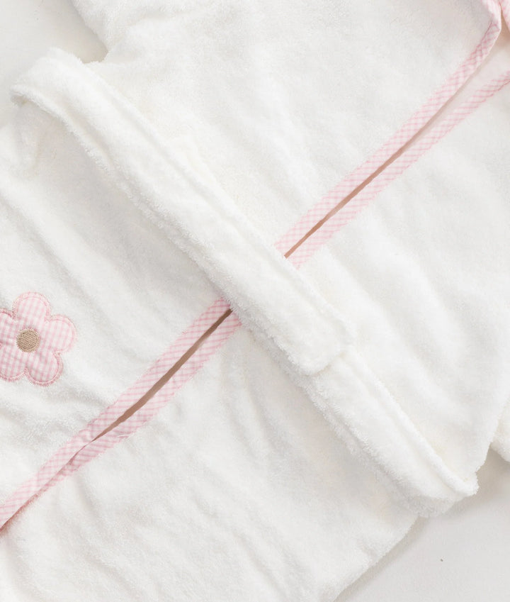 Double Layer Bear Bathrobe Towel - Pink