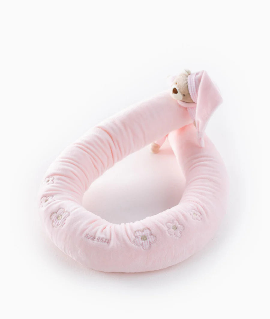 3D Bear U-Shaped Bumper - Pink