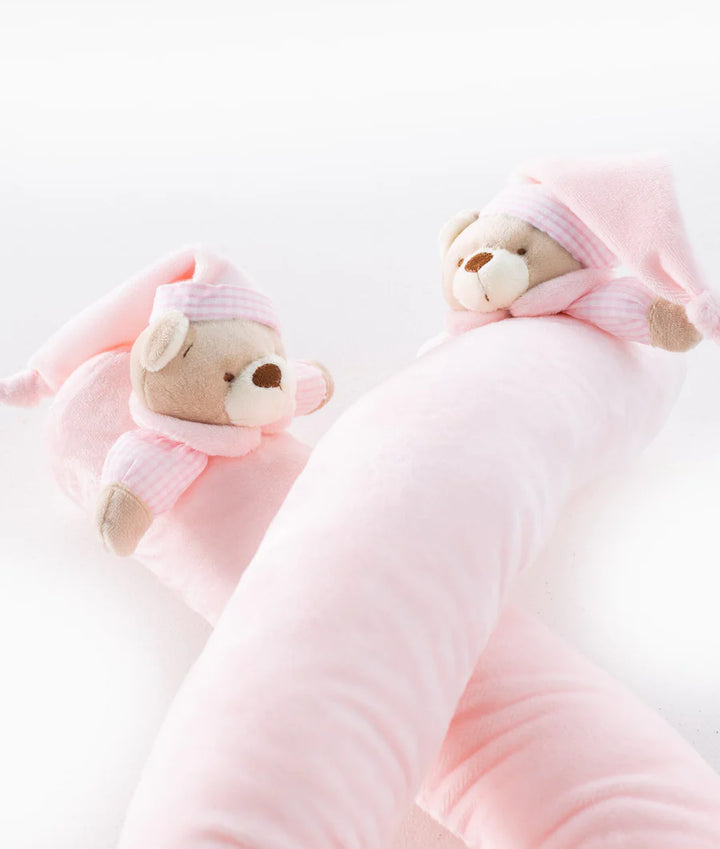 3D Bear U-Shaped Bumper - Pink