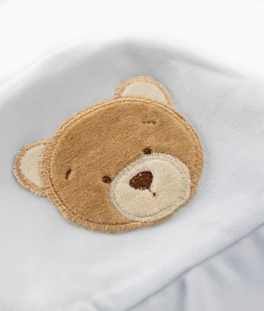 Bear Newborn Hat - Blue