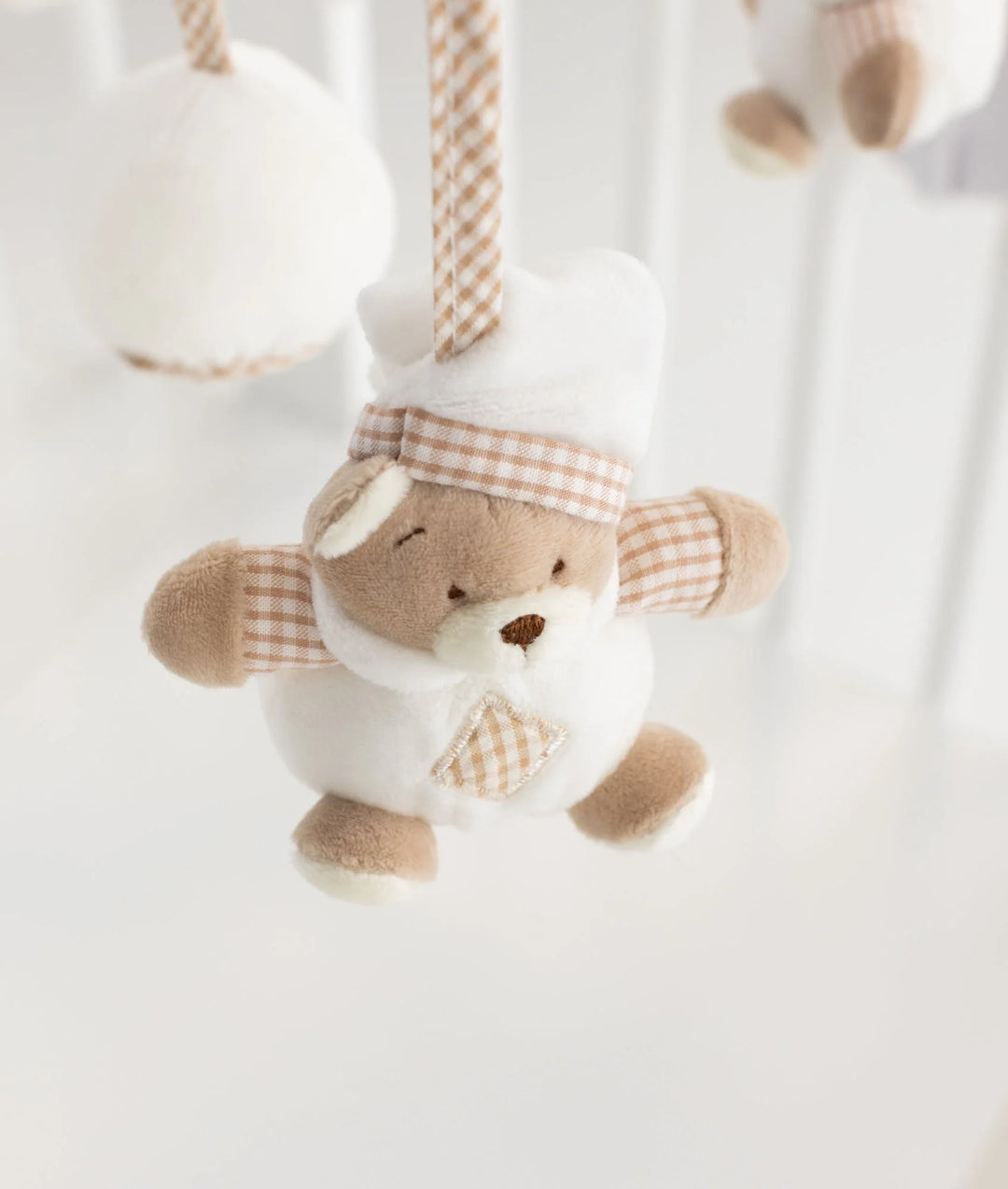 Premium Bear Musical Mobile - Beige