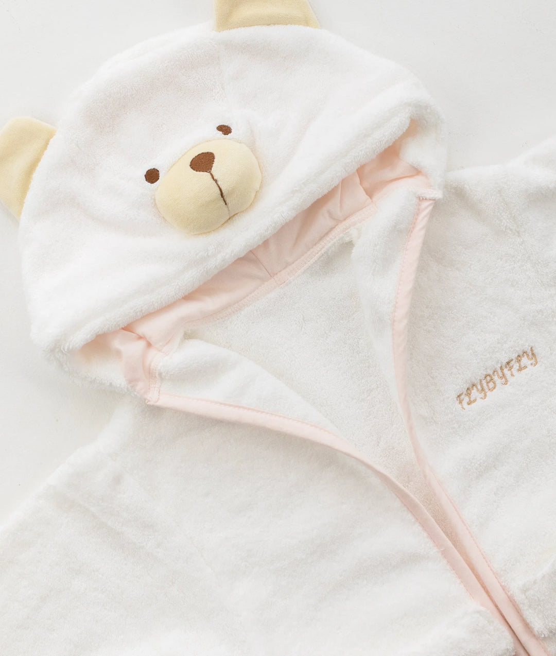 Classic Bear Bathrobe Towel - Pink