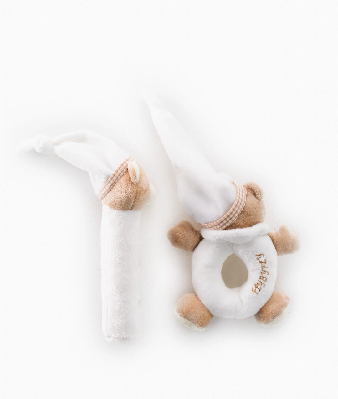 Bear Squeaky Rattle Gift Set - Beige