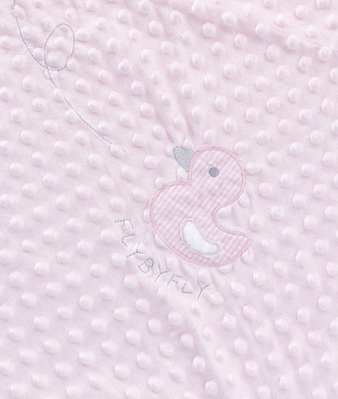 Bear & Duck Dotted Winter Blanket - Pink