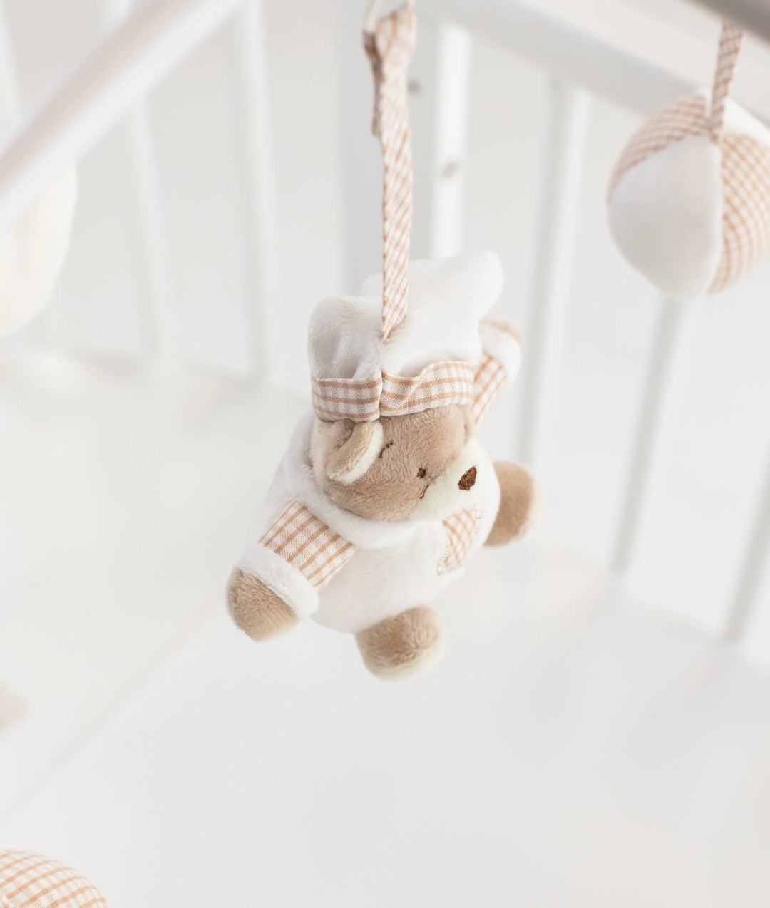 Classic Bear Musical Mobile - Beige