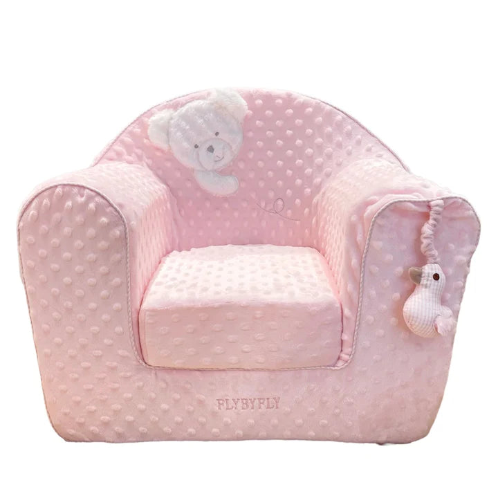 Bear Dotted Armchair - Pink