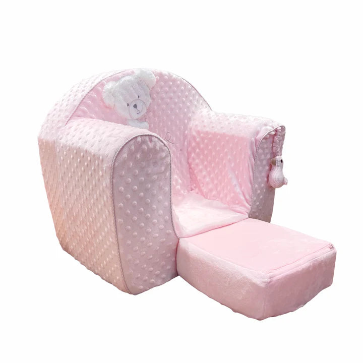 Bear Dotted Armchair - Pink