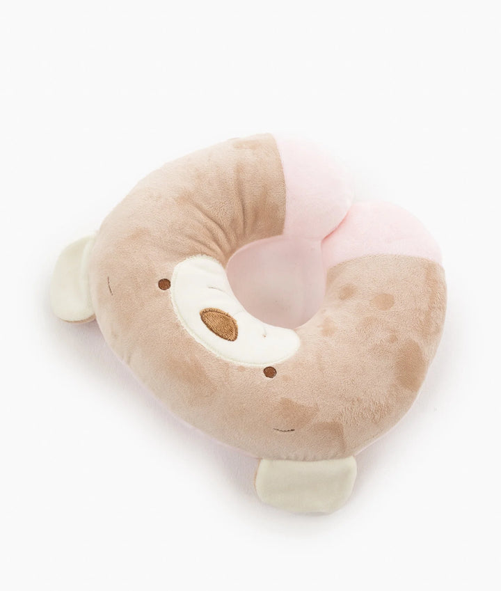 Bear Kids Travel Pillow - Pink