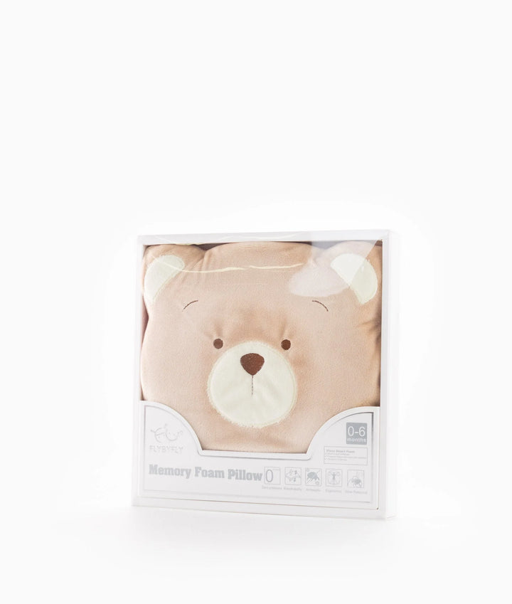 Bear Orthopedic Baby Pillow - Beige