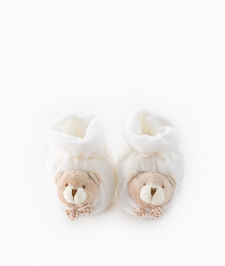 Bear Warm Shoes - Beige