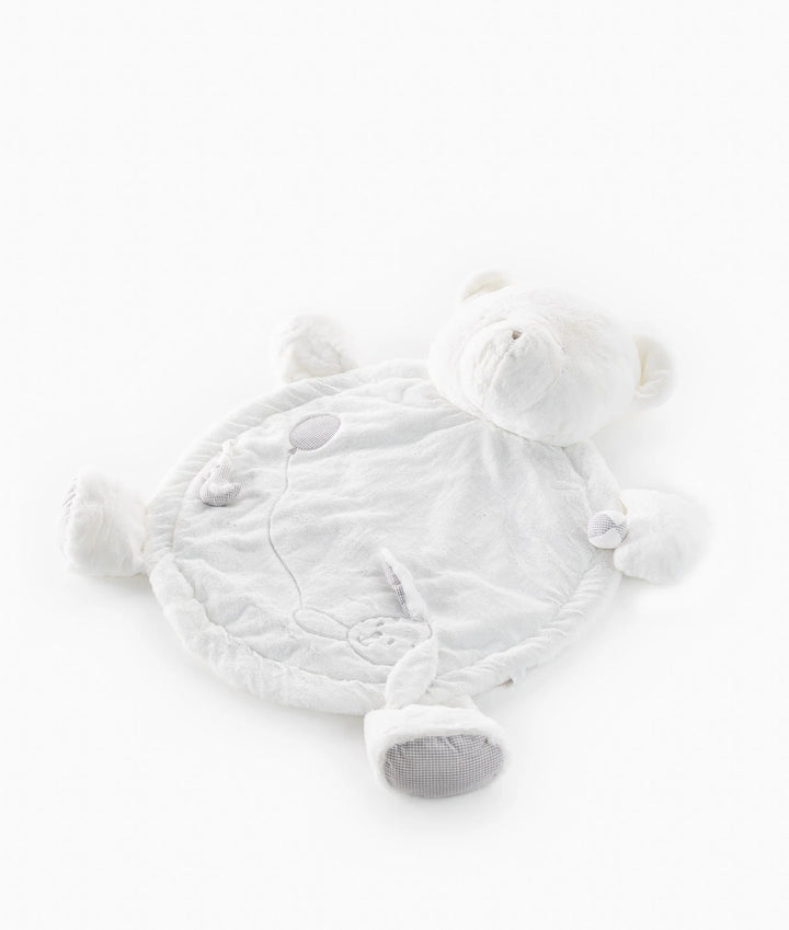 Bear Playmat - White & Grey