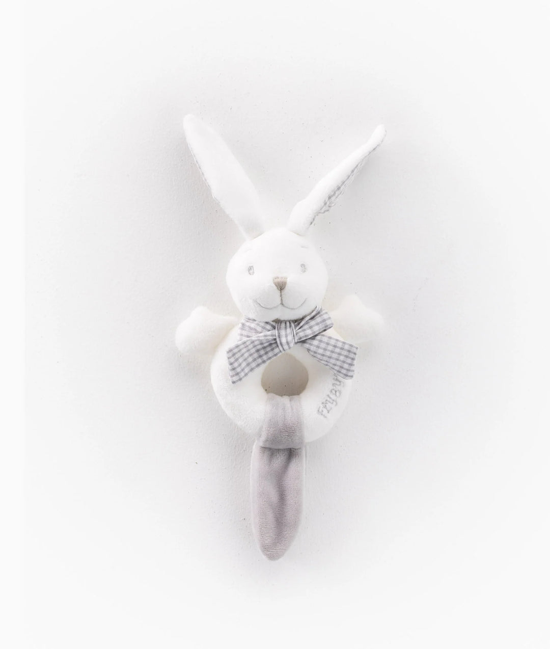 Popo Rabbit Rattle - White