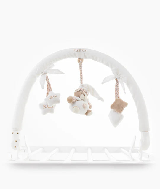 Bear Activity Arch Clip For Stroller & Crib - Beige