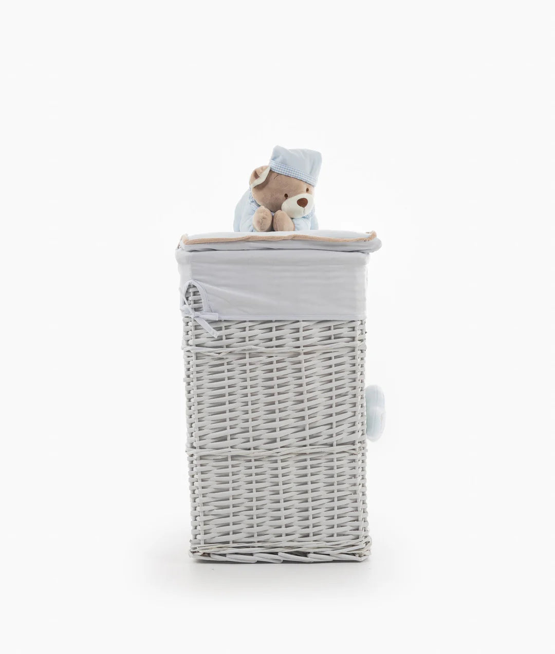 Bear Square Storage Basket - Blue