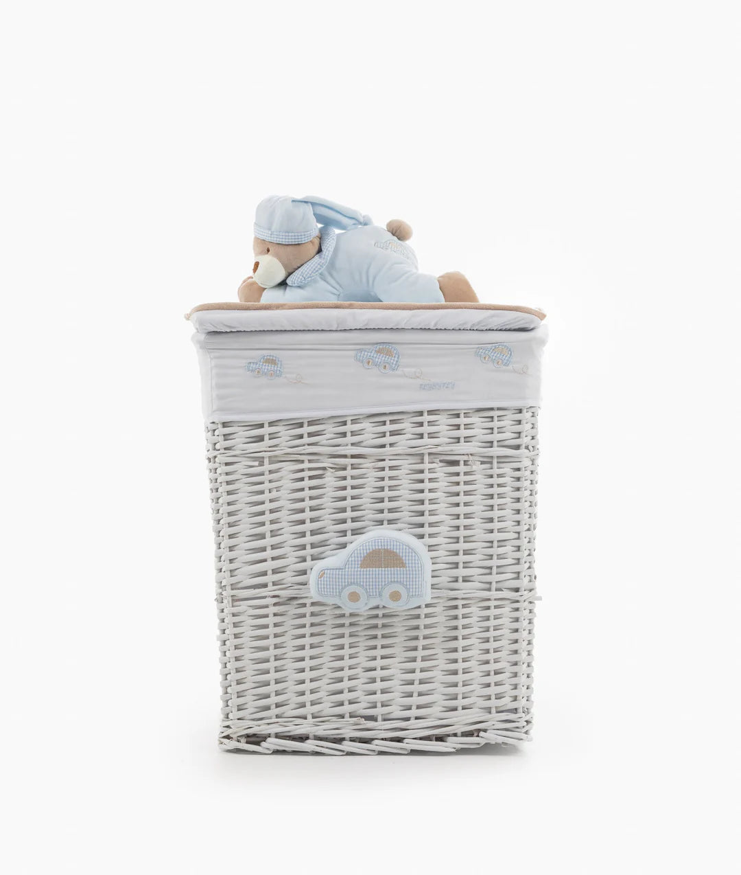 Bear Square Storage Basket - Blue