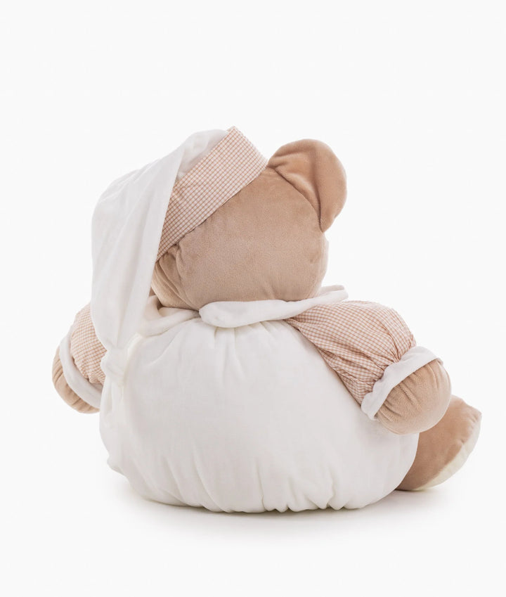 Round Teddy Bear 30cm - Beige